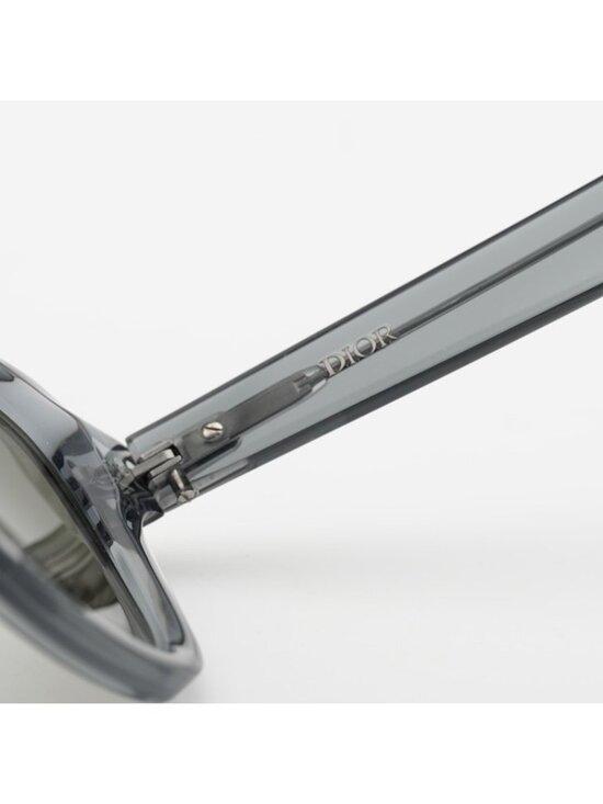 Dior DIORBLACKSUIT S15F 45C0 Sunglasses Grey Square Frame, Green Lenses main image 7